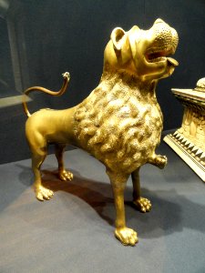 Aquamanile, Germany, late 14th - early 15th century - Nelson-Atkins Museum of Art - DSC08403