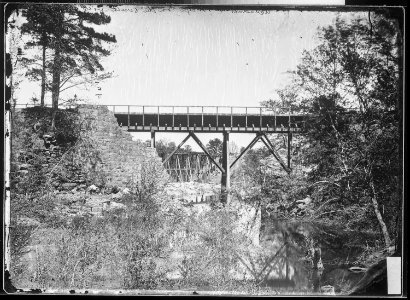 Aqueduct and bridge, south side, R.R - NARA - 526210 photo