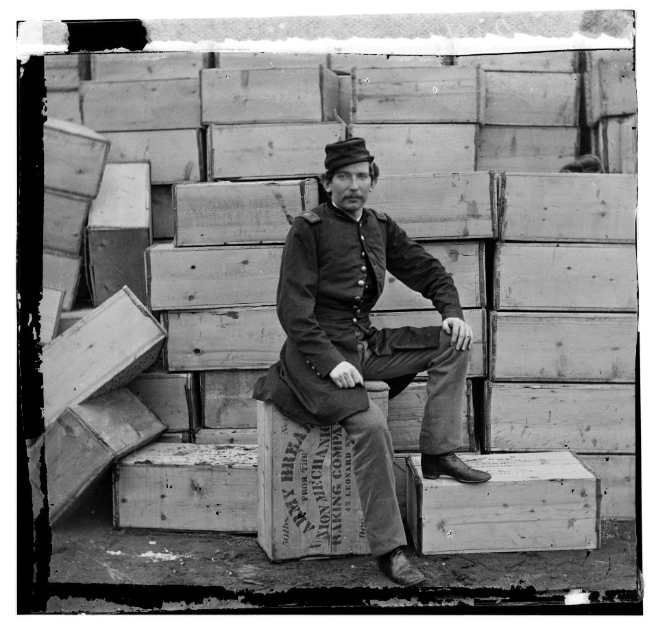Aquia Creek, Virginia. Captain J.W. Forsyth, the Provost Marshall LOC cwpb.00810