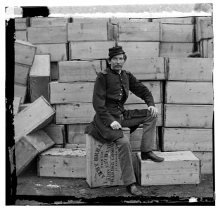 Aquia Creek, Virginia. Captain J.W. Forsyth, the Provost Marshall LOC cwpb.00810
