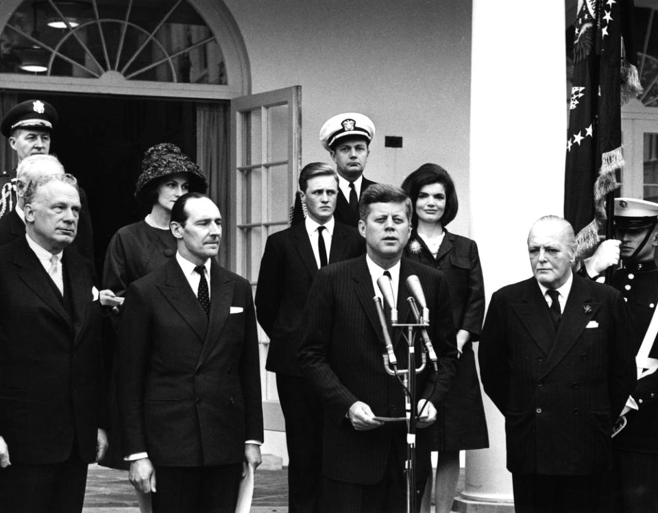 AR7813-F. President John F. Kennedy Declares Sir Winston Churchill an Honorary Citizen of the United States