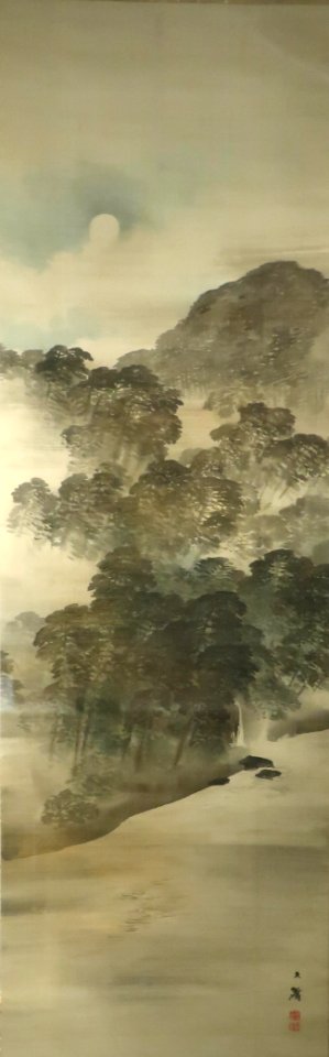 Arashiyama under a Summer's Moon by Shiokawa Bunrin