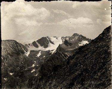 Arapaho Peak and Glacier from Albion Ridge, 1904