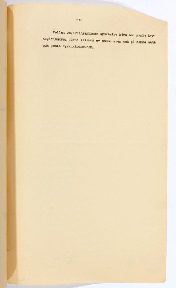 Arbetsbeskrivning Walthers grav - Hallwylska museet - 102515