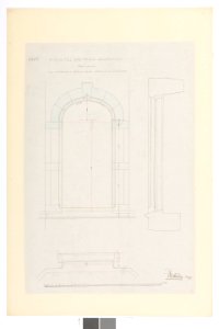 Arbetsritning, fastigheten nr 4 Hamngatan - Hallwylska museet - 101036