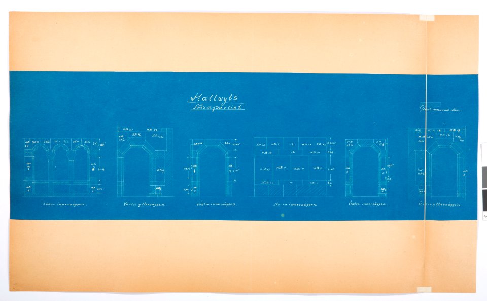 Arbetsritningar, fastigheten nr 4 Hamngatan - Hallwylska museet - 105299