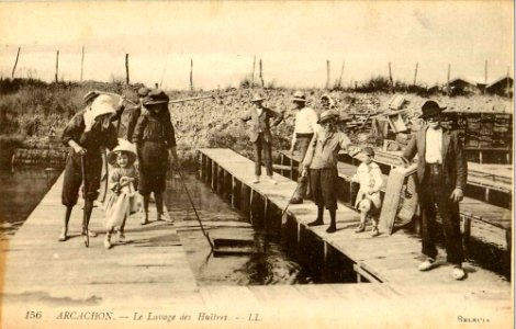 Arcachon - travail de lavage 1