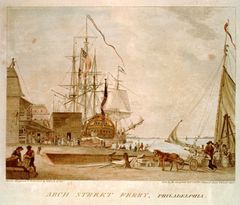 Arch Street Ferry, Philadelphia LCCN2002718866