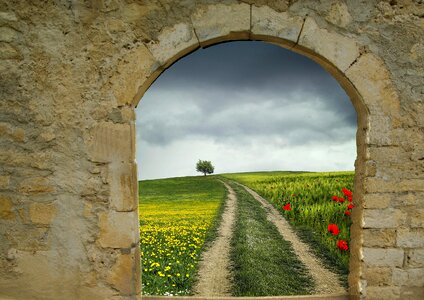 Thunder cloud cloudy scenic gate
