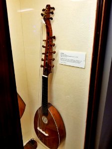 Archcittern (theorbe), made by Louis-Sigismond Laurent, Paris, France, 1789, maple, spruce, ivory - Casadesus Collection of Historic Musical Instruments - Boston Symphony Orchestra - 20190927 125305 photo