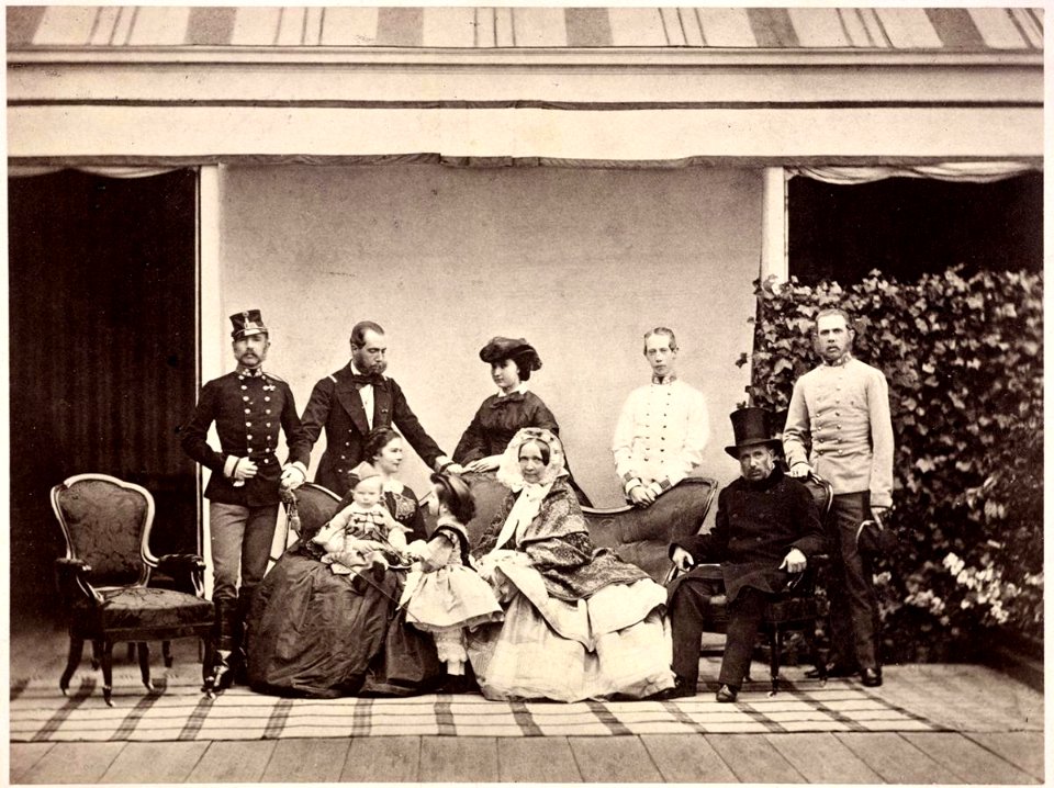 Archduke Franz Karl of Austria (1802-1878) and his family