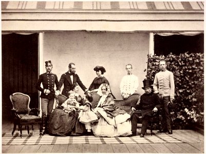 Archduke Franz Karl of Austria (1802-1878) and his family photo