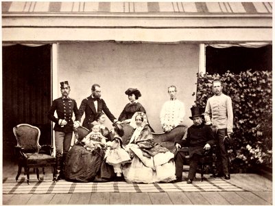 Archduke Franz Karl of Austria (1802-1878) and his family