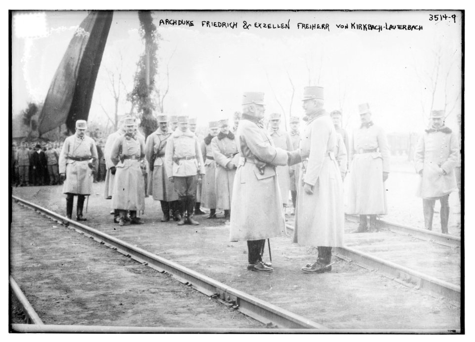 Archduke Friedrich and Exzellen Freiherr von Kirkbach - Lauterbach LCCN2014699229