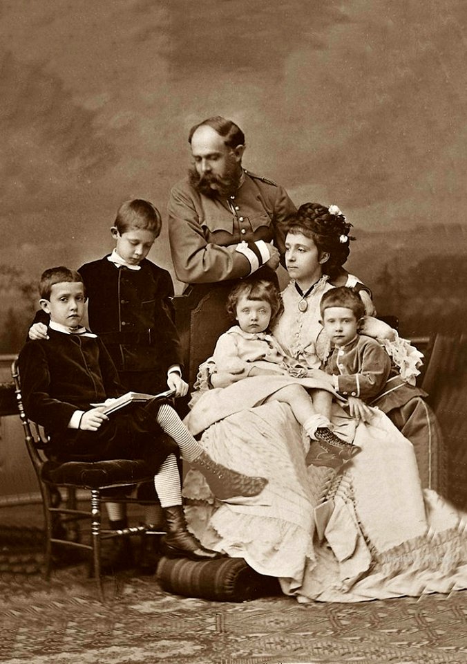 Archduke Karl Ludwig of Austria and his family