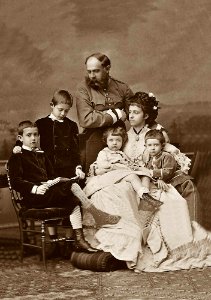 Archduke Karl Ludwig of Austria and his family photo