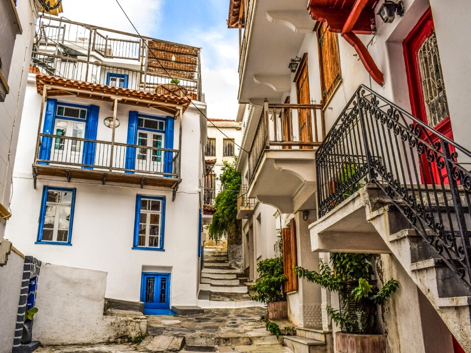 Village street alley
