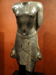 Archibios torso, Mendes, Egypt, Ptolemaic Period, 2nd century CE - Nelson-Atkins Museum of Art - DSC08056