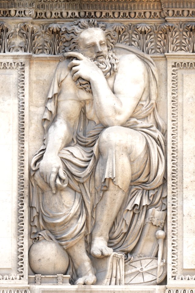 Archimedes Goujon Cour Carrée Louvre