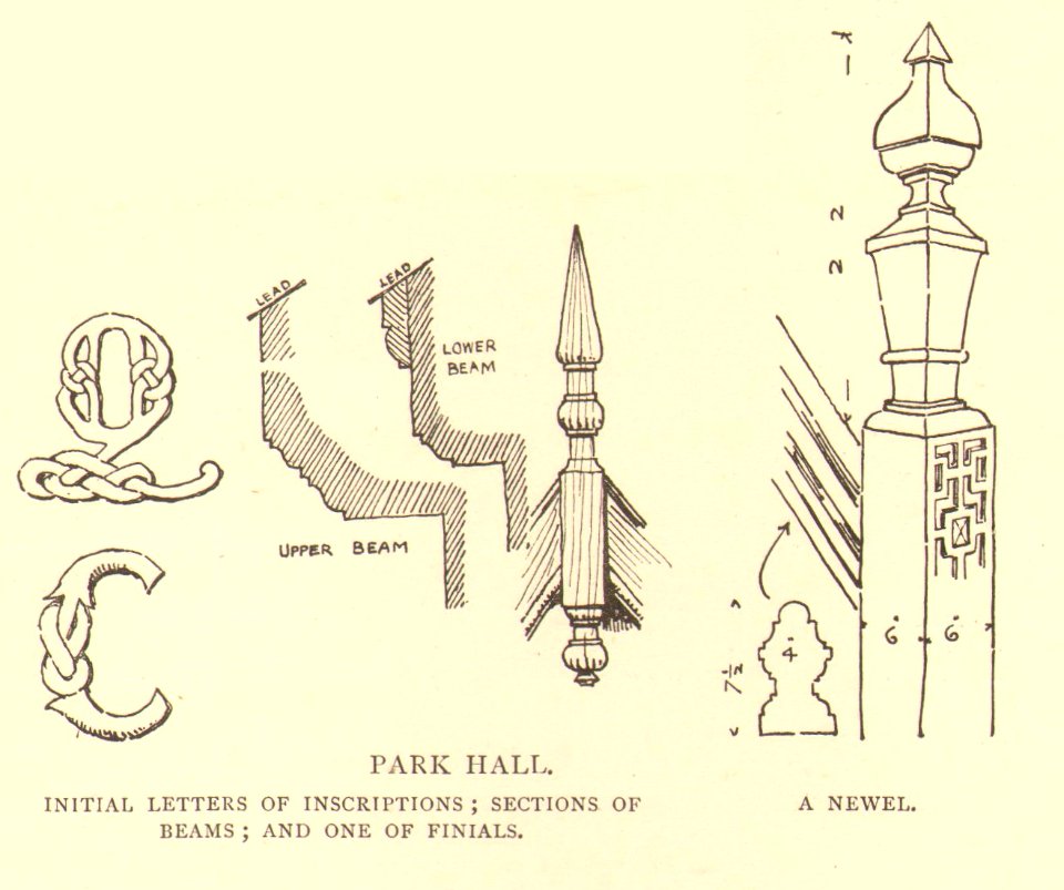 Architecture of the renaissance in England Page048 Park Hall details