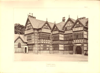 Architecture of the renaissance in England Plate 09 Park Hall near Oswestry