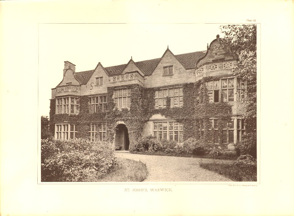 Architecture of the renaissance in England Plate 12 St Johns Warwick
