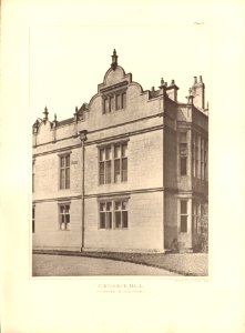 Architecture of the renaissance in England Plate 16 Apethorpe Hall a corner of the front