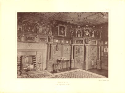 Architecture of the renaissance in England Plate 23 Bradfield the drawing room