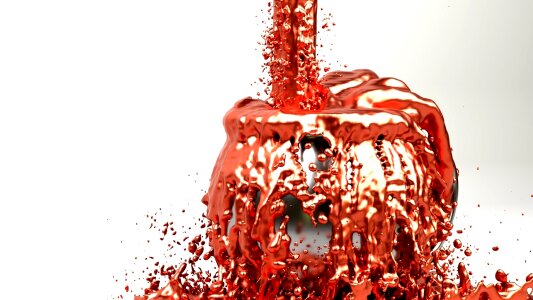 Fluid red wallpaper