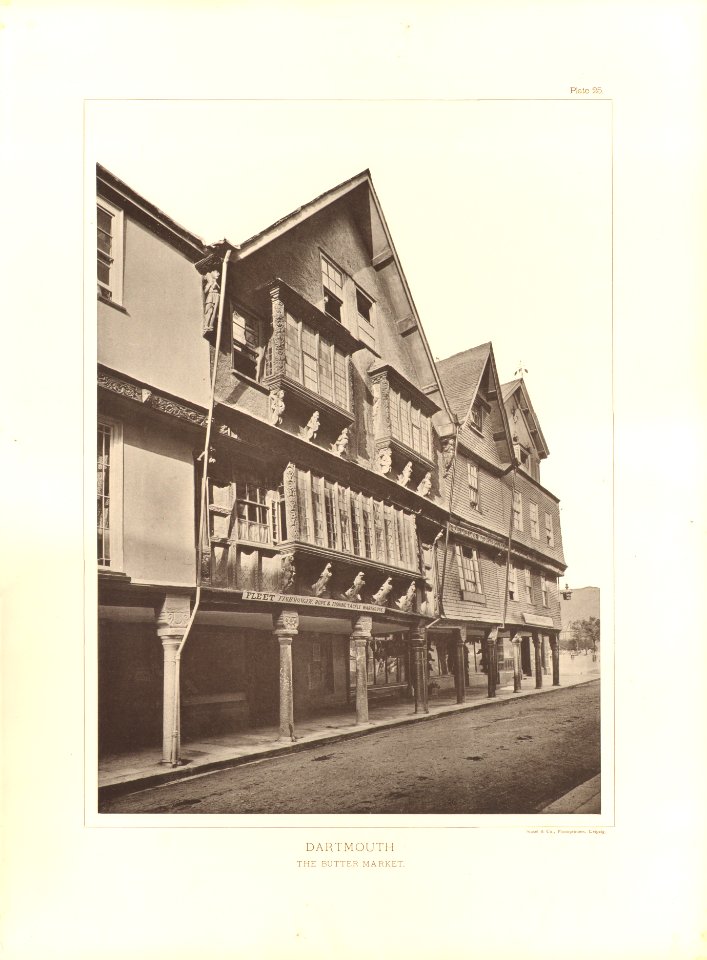 Architecture of the renaissance in England Plate 25 Dartmouth the butter market