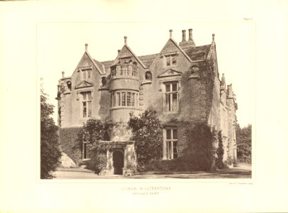 Architecture of the renaissance in England Plate 31 Lower Walterstone entrance porch