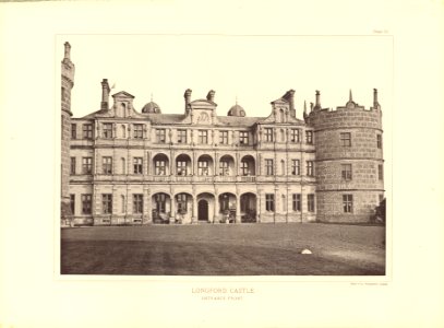 Architecture of the renaissance in England Plate 33 Longford Castle entrance front