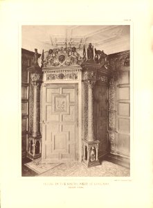 Architecture of the renaissance in England Plate 26 House in the south-west of England dining room