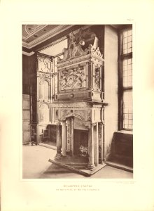 Architecture of the renaissance in England Plate 41 Bolsover Castle chimney piece in the star chamber