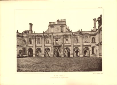 Architecture of the renaissance in England Plate 45 Kirby Hall
