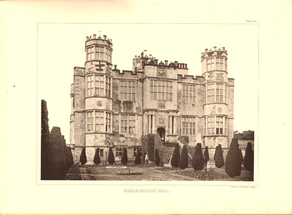 Architecture of the renaissance in England Plate 44 Barlborough Hall