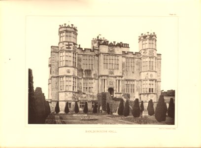 Architecture of the renaissance in England Plate 44 Barlborough Hall