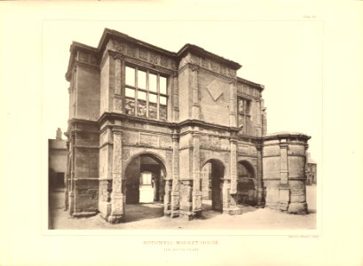 Architecture of the renaissance in England Plate 53 Rothwell Market House