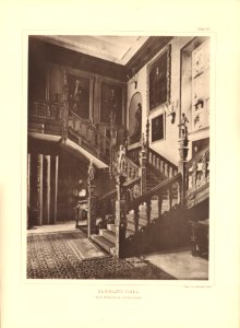 Architecture of the renaissance in England Plate 59 Blickling Hall the prinicipal staircase