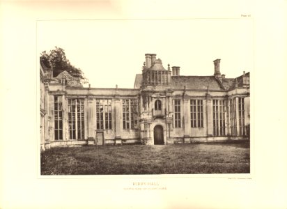 Architecture of the renaissance in England Plate 46 Kirby Hall south side of courtyard