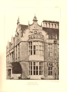 Architecture of the renaissance in England Plate 56 Lilford Hall a corner of the front