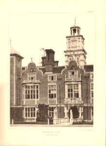 Architecture of the renaissance in England Plate 58 Blickling Hall entrance front