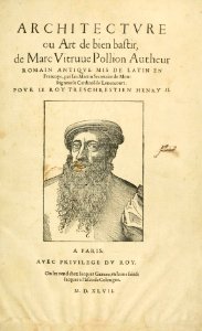 Architecture, ou art de bien bastir (1547), page de titre – Internet Archive (GRI)