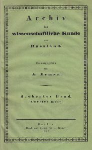 Archiv für wissenschaftliche Kunde von Russland - 1848-7.2