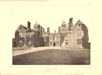 Architecture of the renaissance in England Plate 66 North Mymms the entrance front