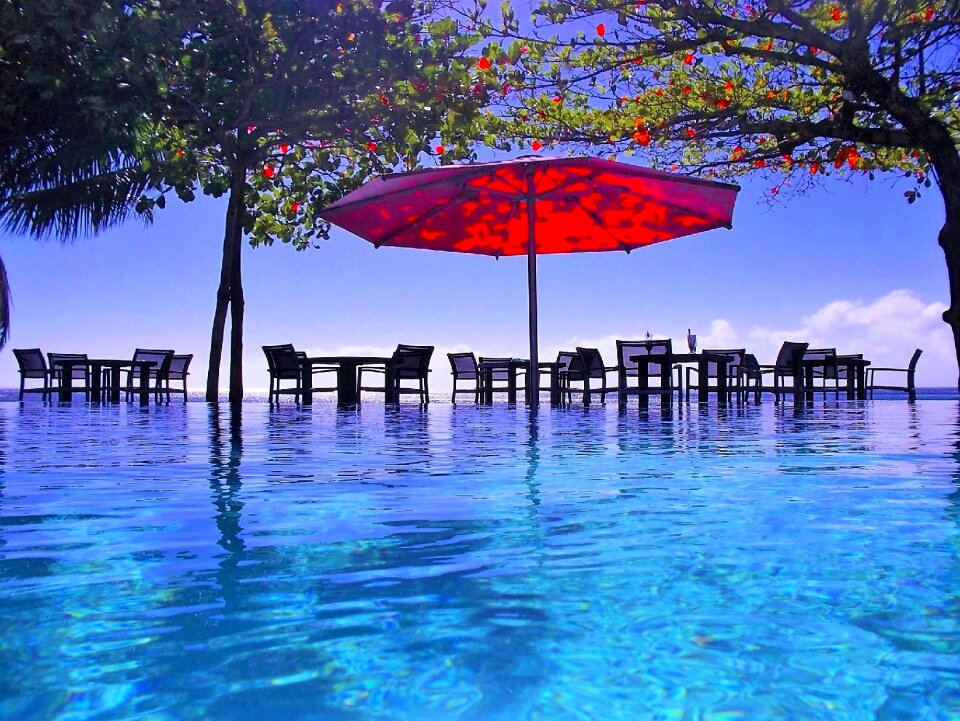 Vacation summer swimming