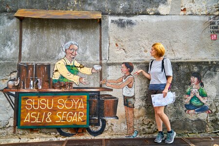 Young humor graffiti