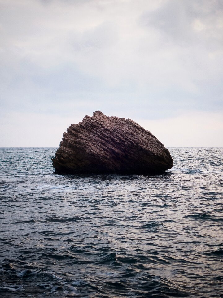 Wave nature rock