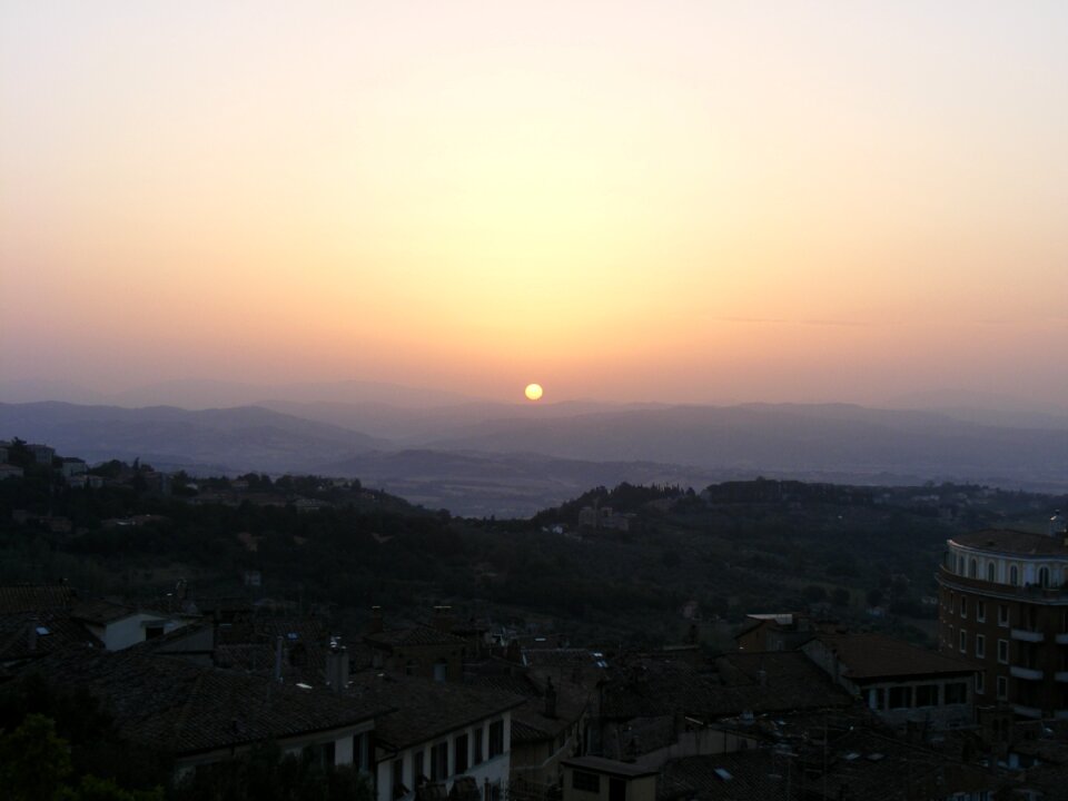 Perugia sun rooftop