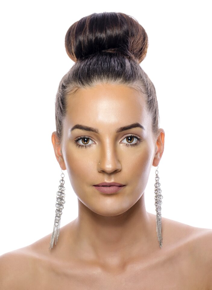 Beautiful girl hairdo